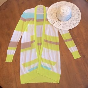 Long Semi Sheer Cardigan